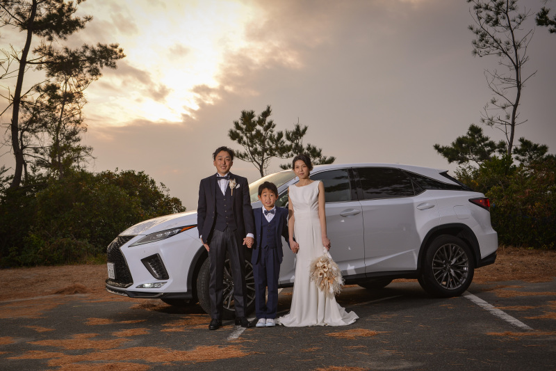 愛車とご家族ショット*