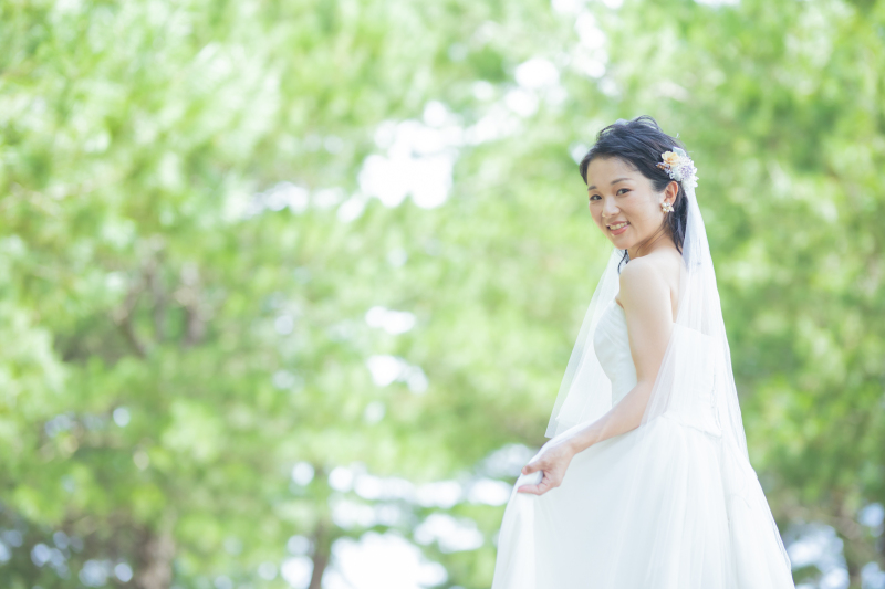新婦様のお一人ショット♡