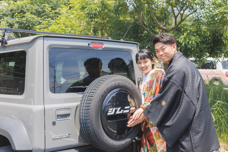 愛車の『ジムニー』と一緒に ⭐︎⭐︎