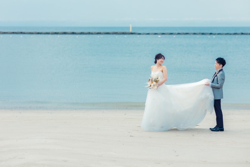 お待ちかねの海に到着!