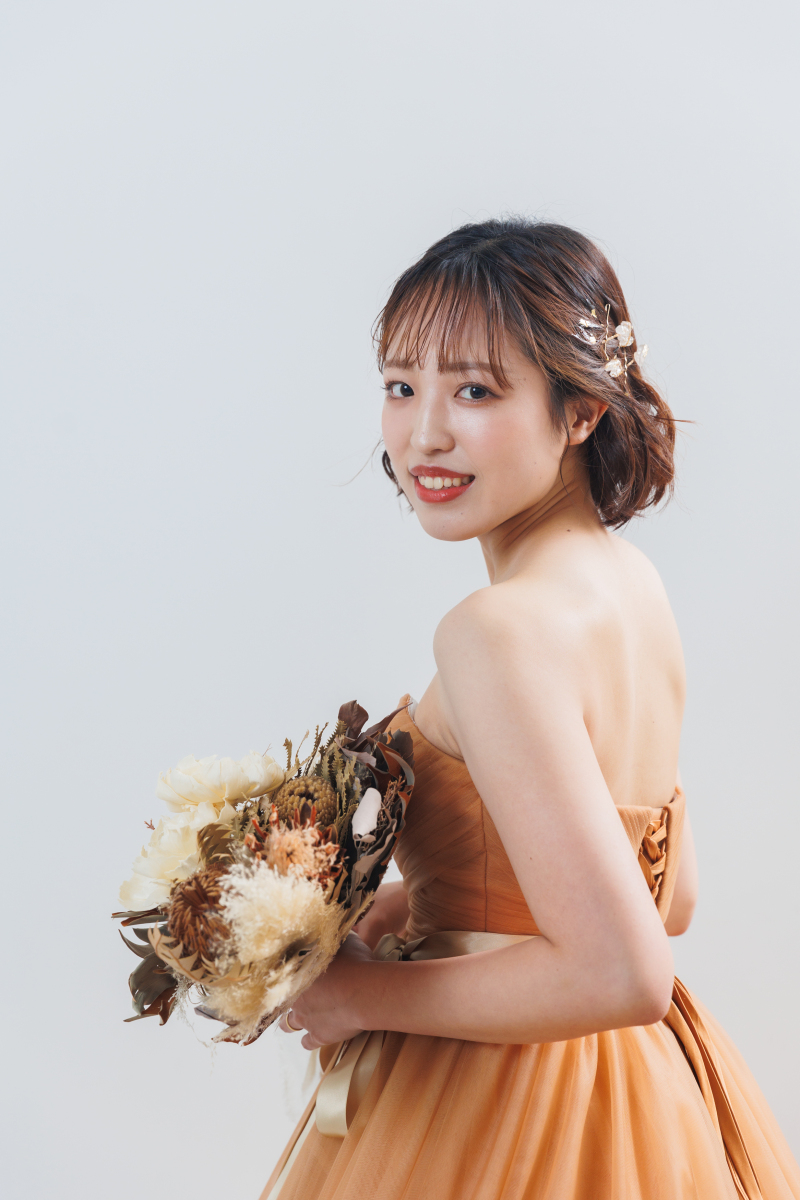 新婦様のお一人ショット