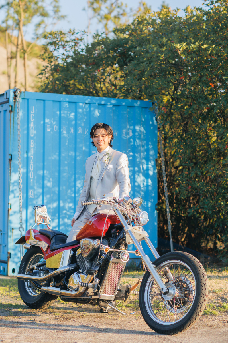 江口浜へGO!愛車との2ショット