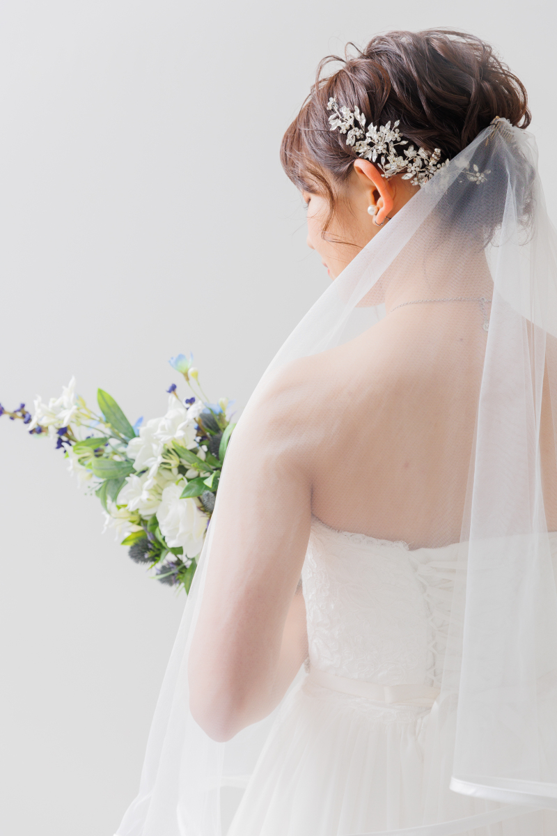 こがわりのヘアメイクもお写真に残します