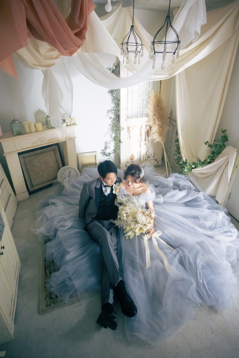 ドレスがふんわりっ♡