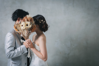 シンプルな貸切スタジオで韓国風に＊【洋装2着 スタジオ】