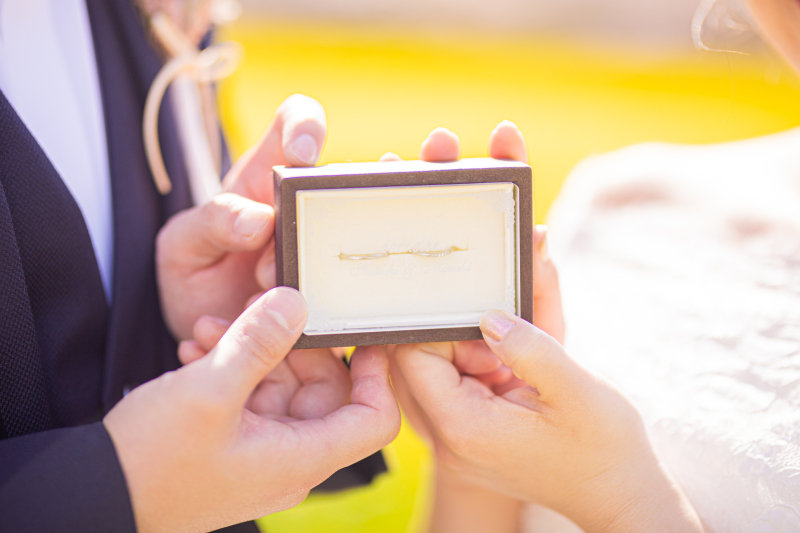 指輪にズームイン♡