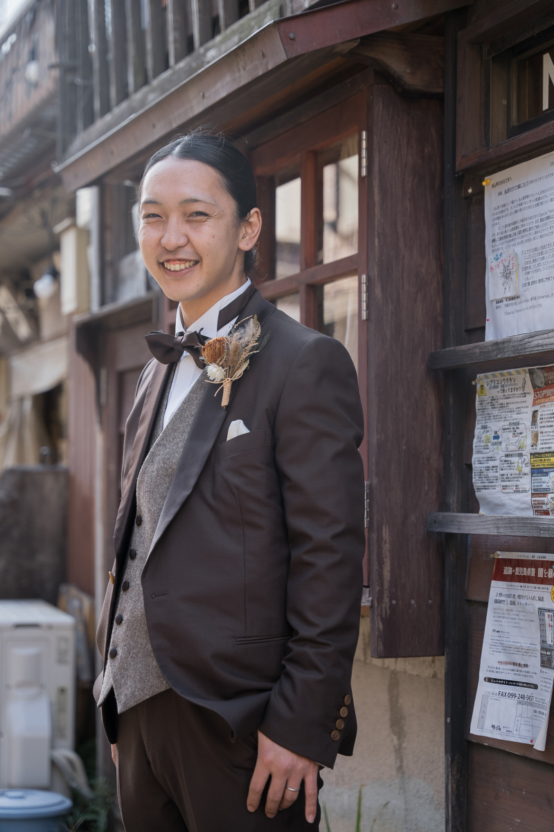 新郎様のソロカット