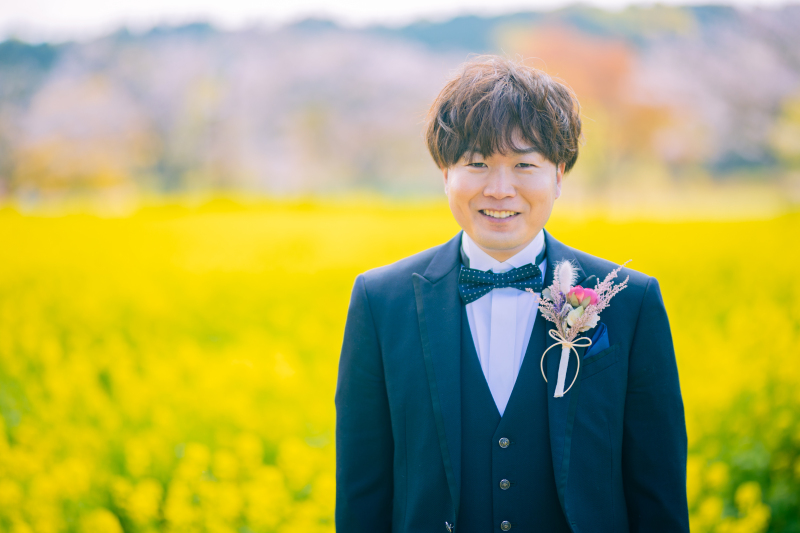 新郎様のソロカット*