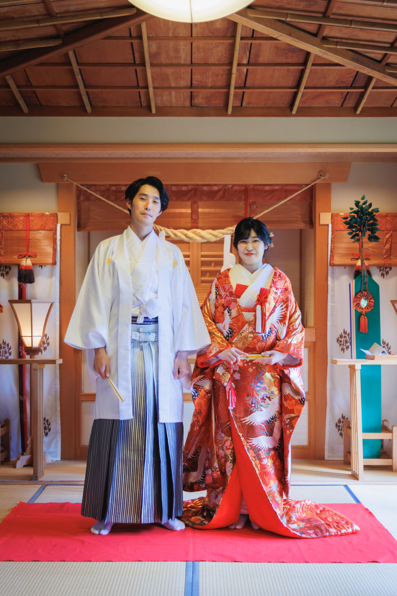 ||和装にお着替え||