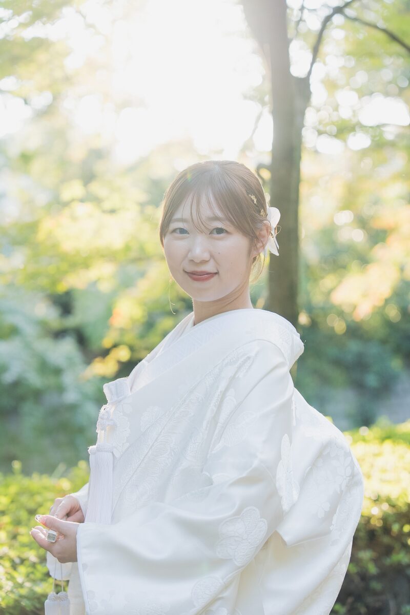新婦様の魅力が溢れるソロショット