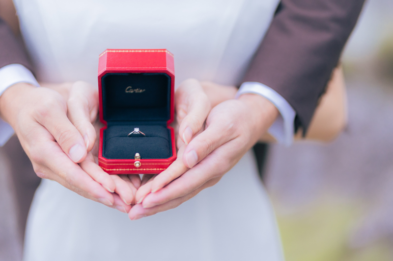 大切な指輪を使って