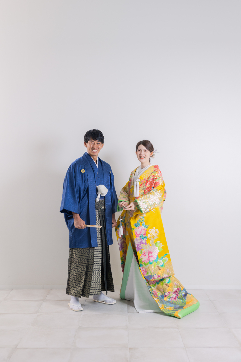 和装は、型物写真から撮影スタート!
