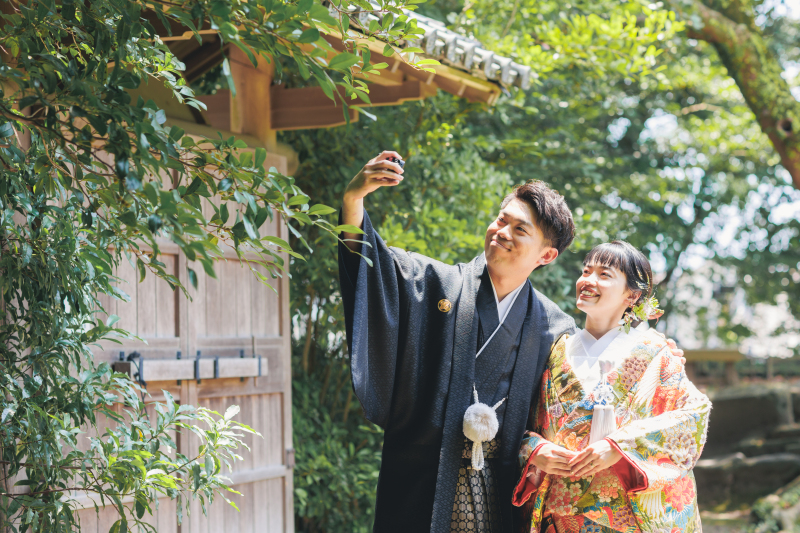 自撮りしているところをパシャリ☆!!