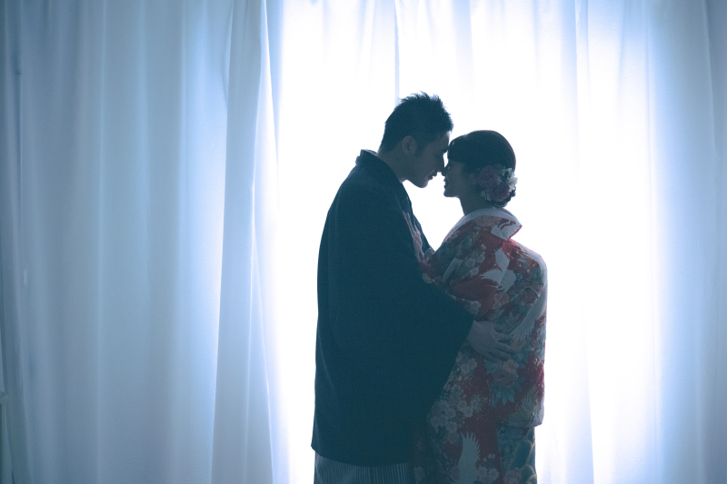 幻想的なシルエットショット