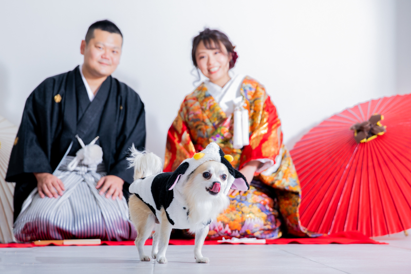 愛犬と一緒に♡
