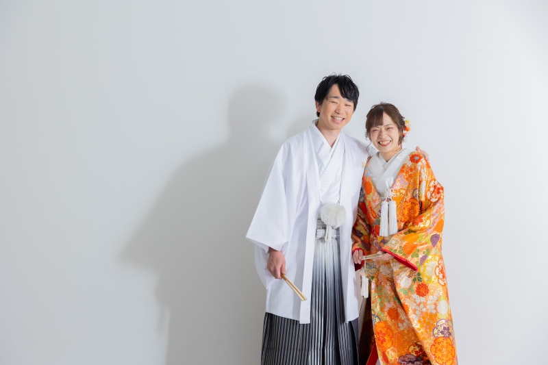 撮影スタート! まずは和装から♪