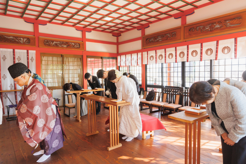 いよいよ挙式がスタート!