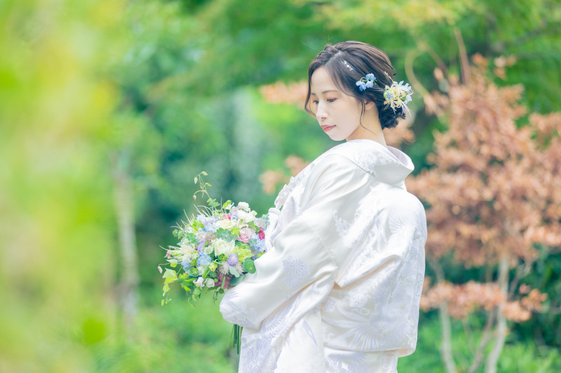 美しすぎる新婦様のソロショット♡