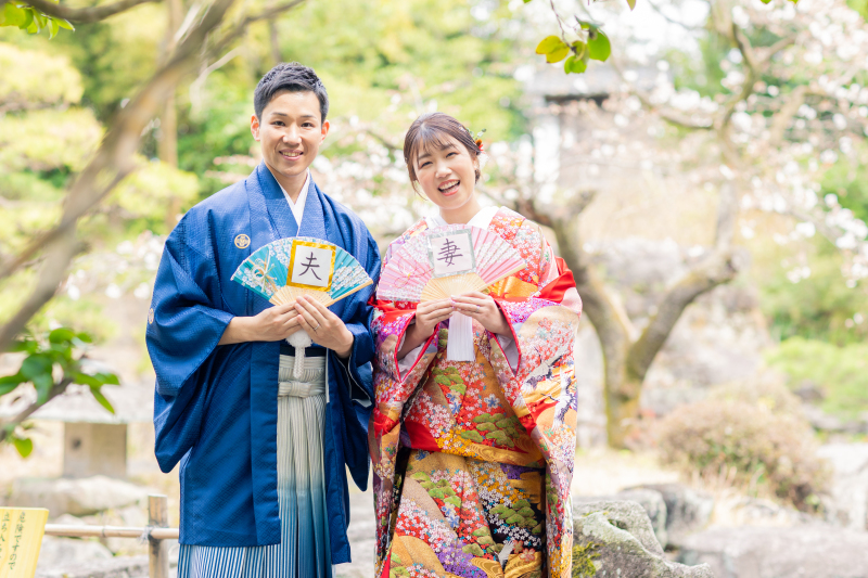 手作りのお扇子と