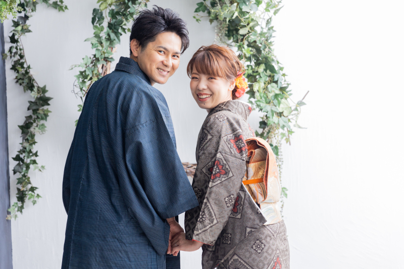 最後は振り向きショットで♡