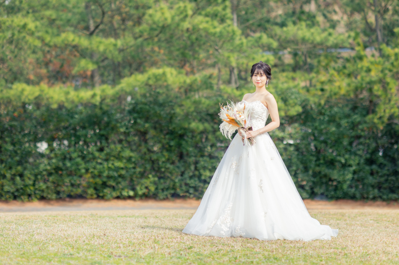 グリーンに囲まれて