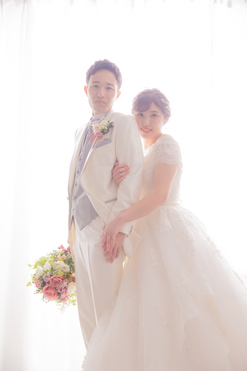 最後はウェディングドレス!