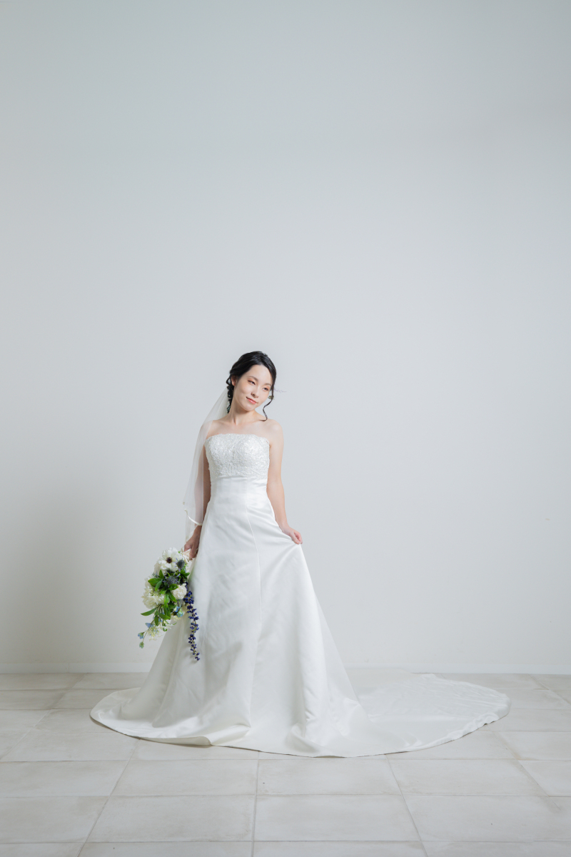 洋装はスタジオで