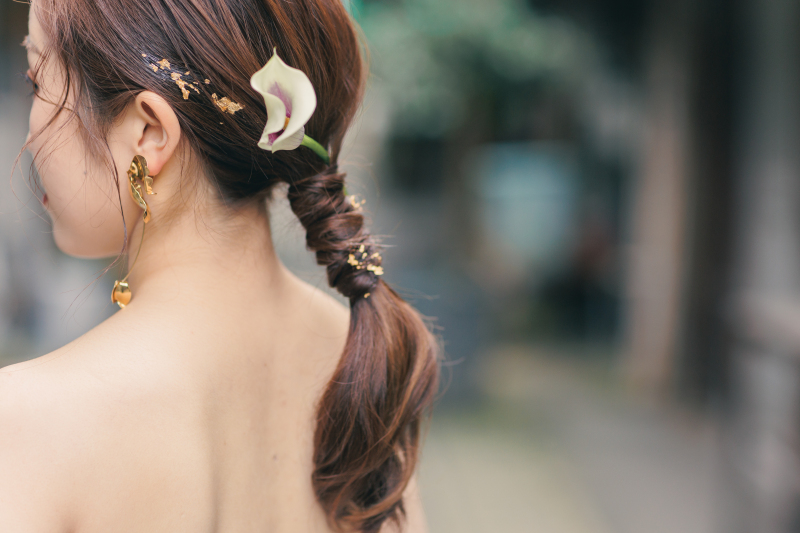 洋装HAIR 【 ザクっとローポニー 】