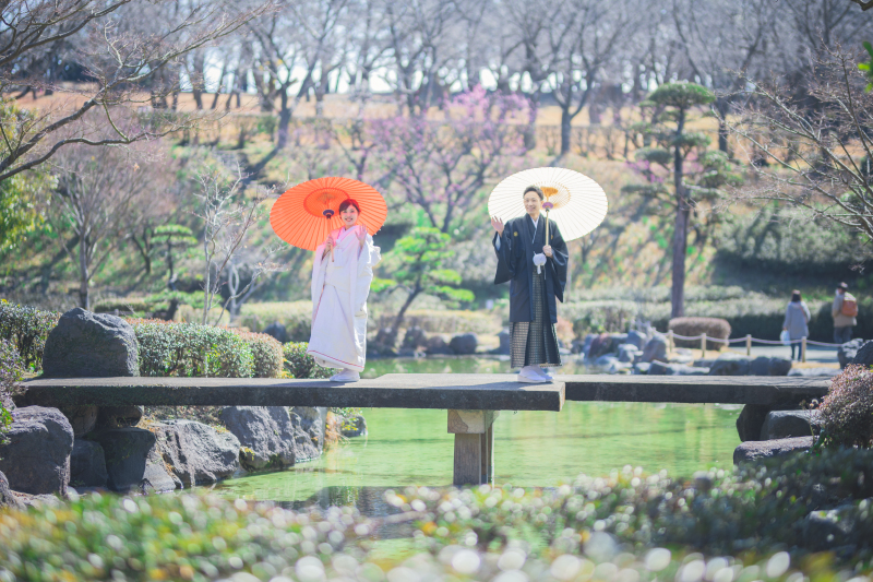 橋の上からカメラマンとおしゃべり!
