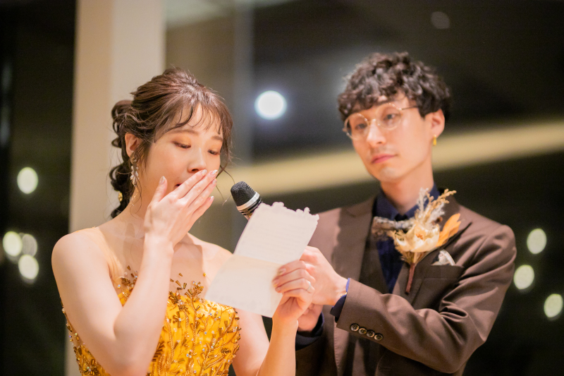 一番大切にしたい、ご両親への感謝のセレモニー。