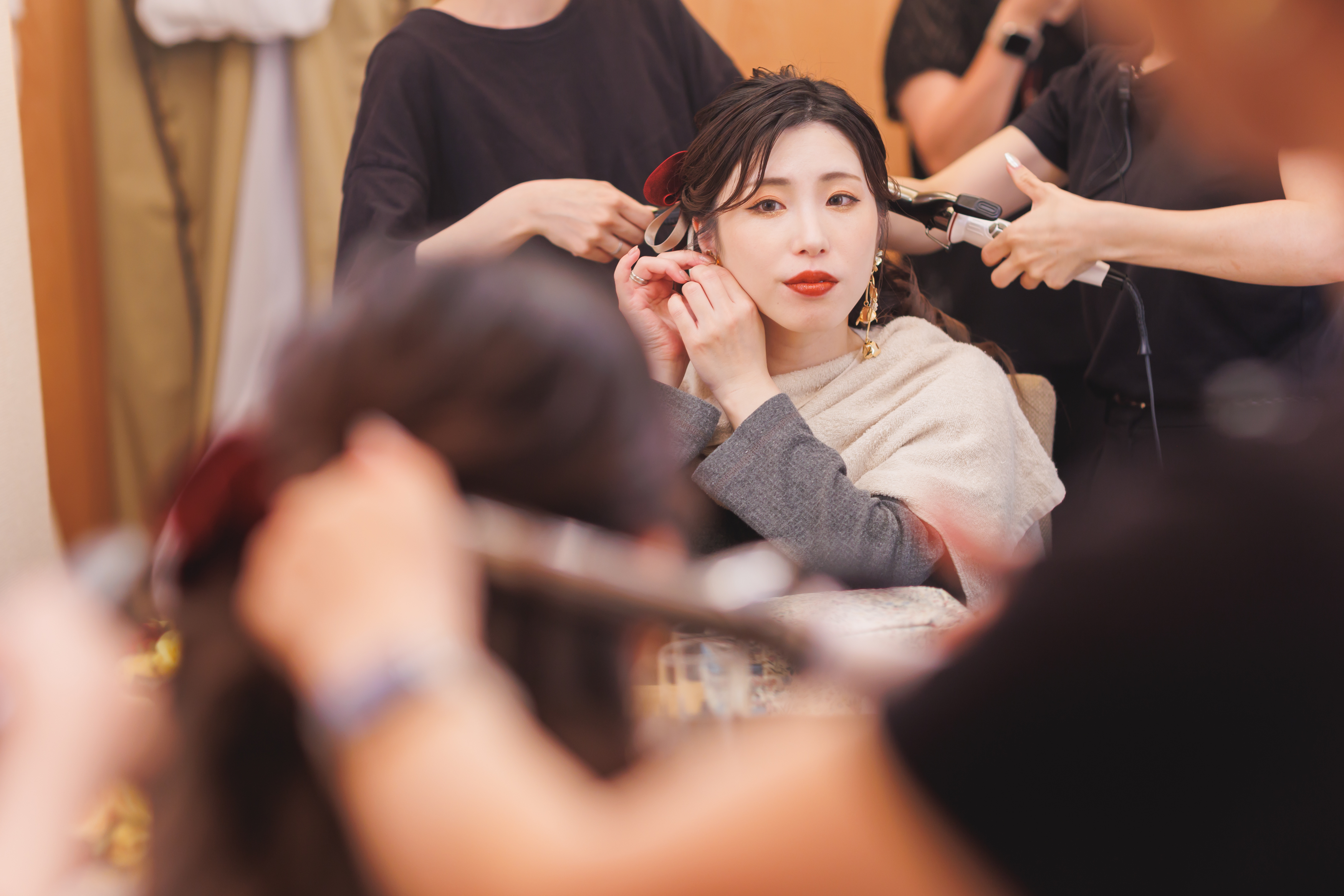 ヘアメイクの技術 写真1 before