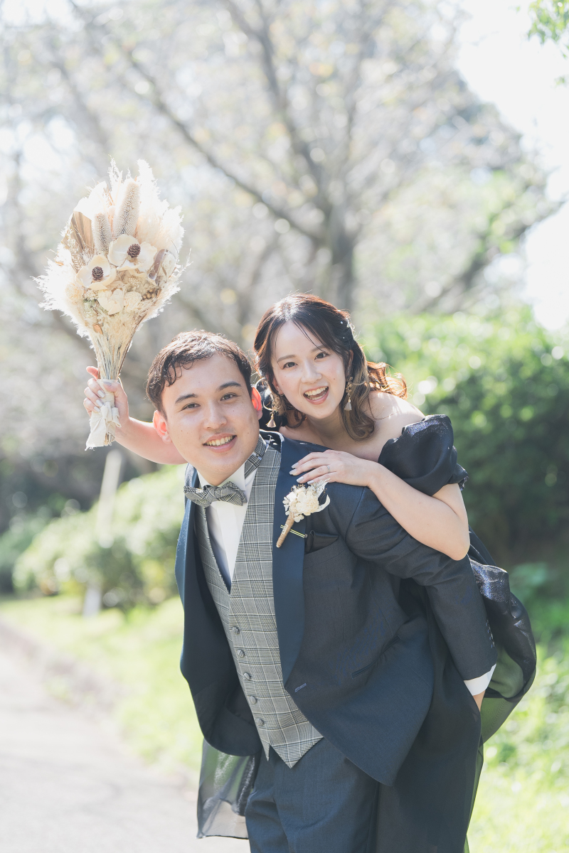 お二人の楽しそうな瞬間を押さえました。