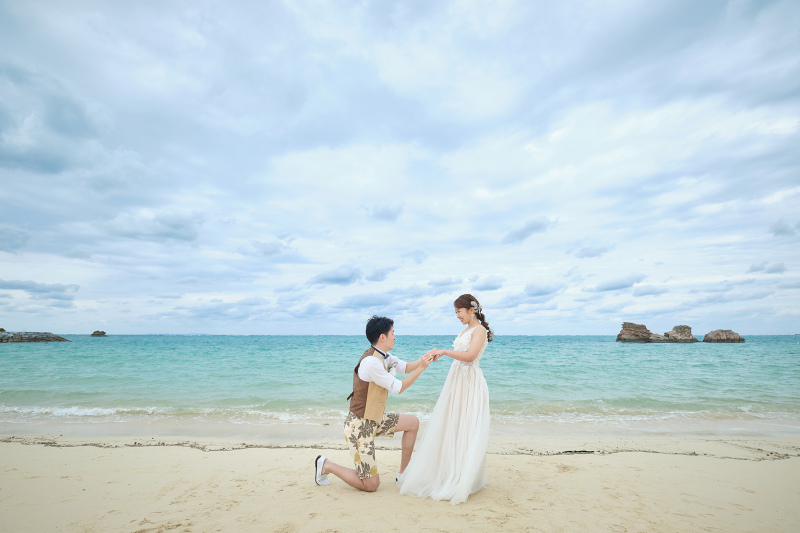 プロポーズシーンを再現☆