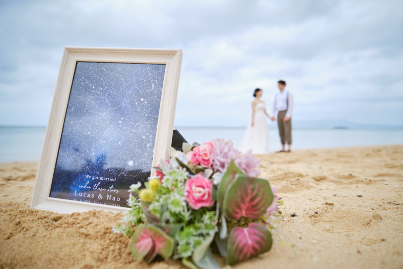 入籍時間の星座写真☆