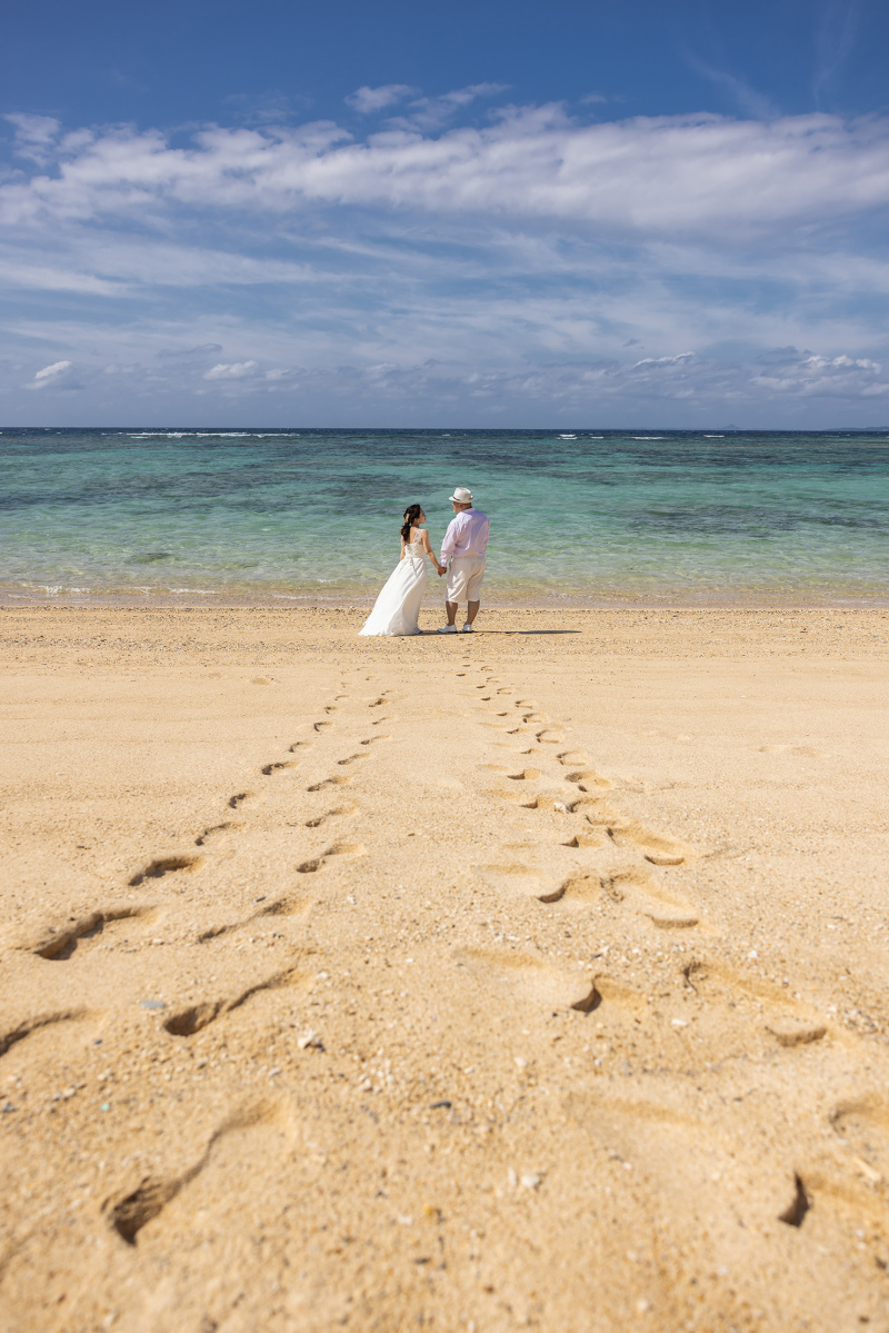 足跡も残します♪
