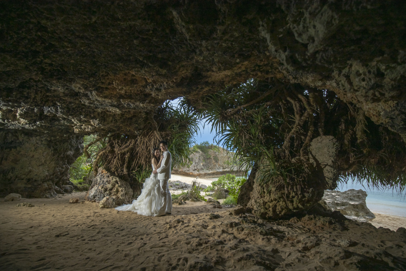 洞窟でカッコよく☆