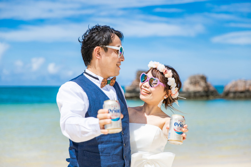 オリオンビールでかんぱ〜い♪( ´θ｀)ノ