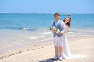 満点の青空で！