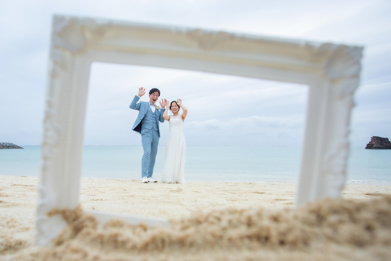 お茶目なポーズ