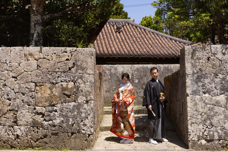 沖縄の伝統的な古民家