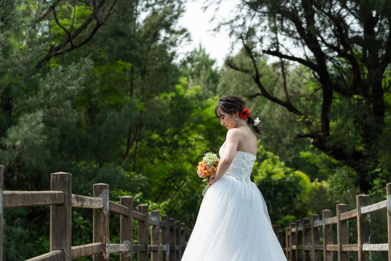 緑が映えるスポットでも撮影できます＾＾