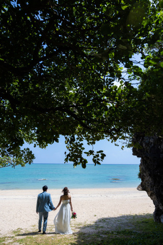 百名ビーチで仲良しショット♡
