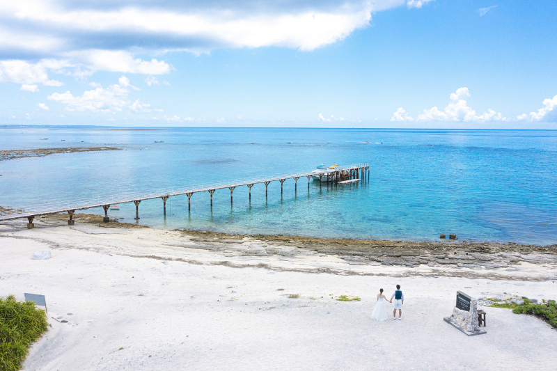 空からおふたりをパシャリ*