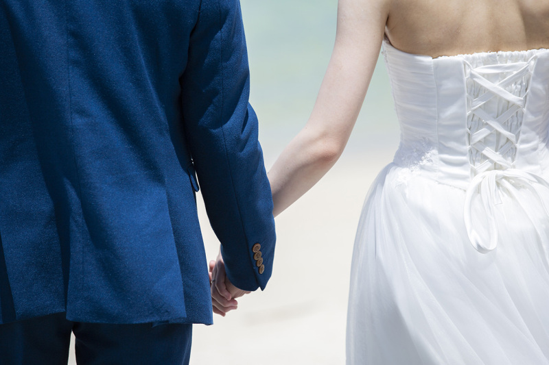 快晴の中リゾートフォト！