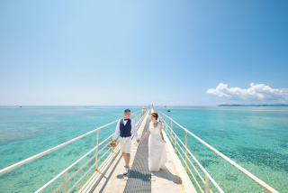 ナガンヌ島でフォトウェディング