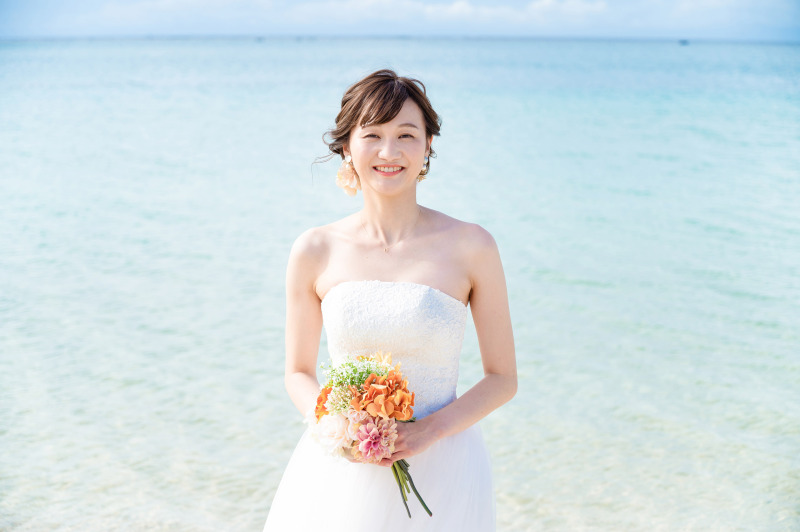 新婦様のソロショット＊