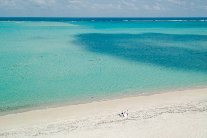 目的地へ向かう皆をドローンフォトで(^ ^)