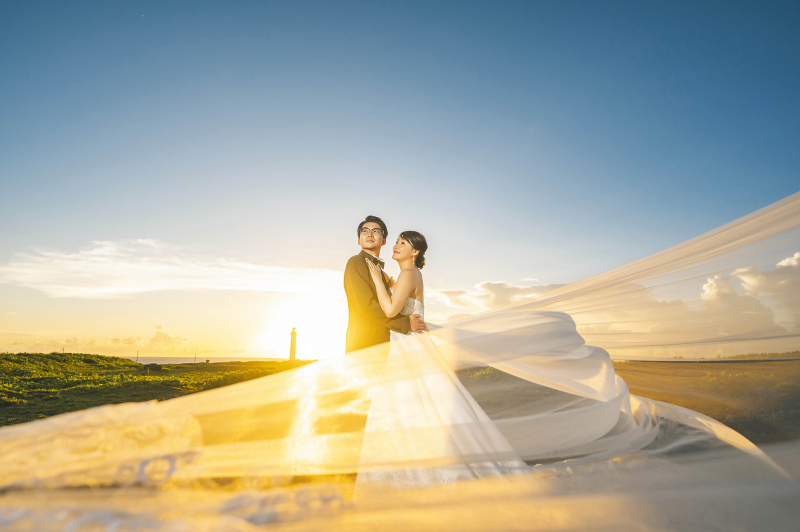 サンセット×残波岬