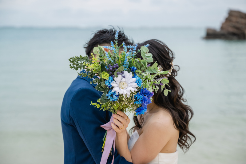 ブーケを使って