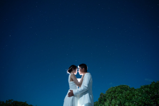 日中撮影も星空撮影も叶えるフォトウェディング